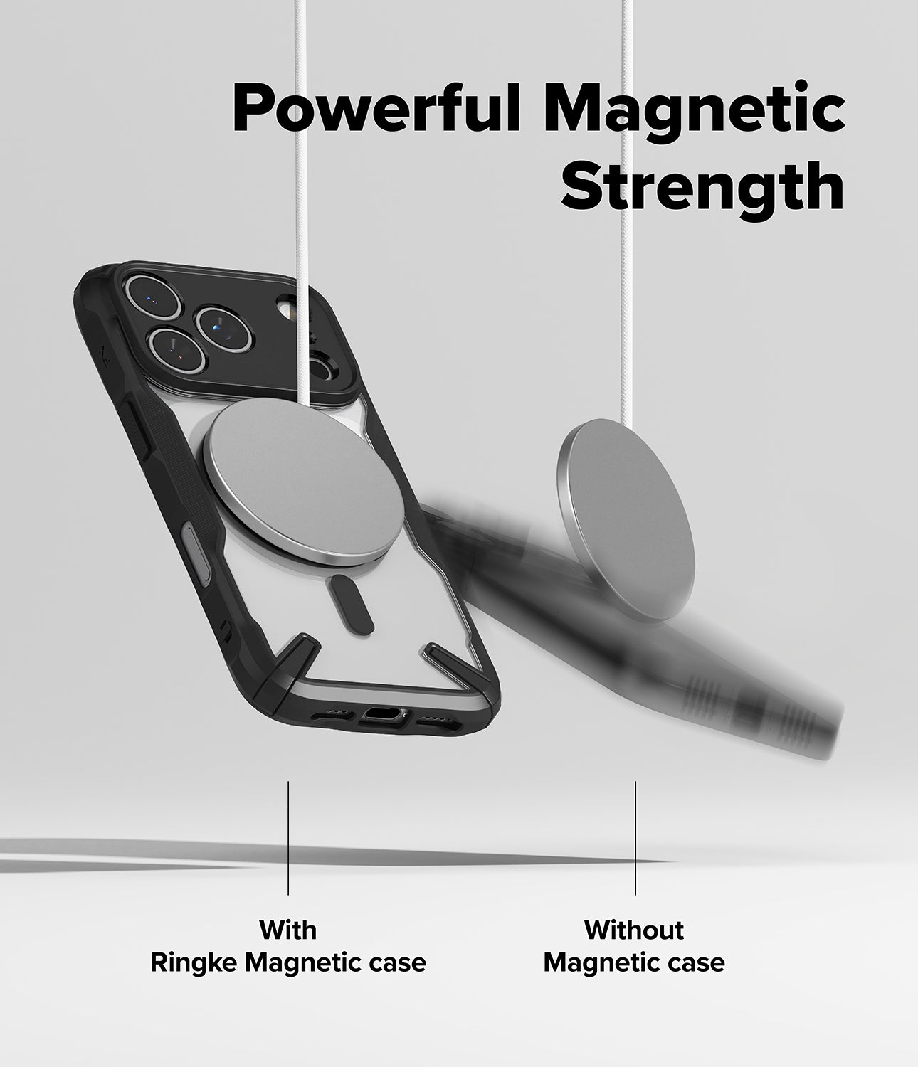 iPhone 17 Pro Case Fusion X Magnetic Black by Ringke