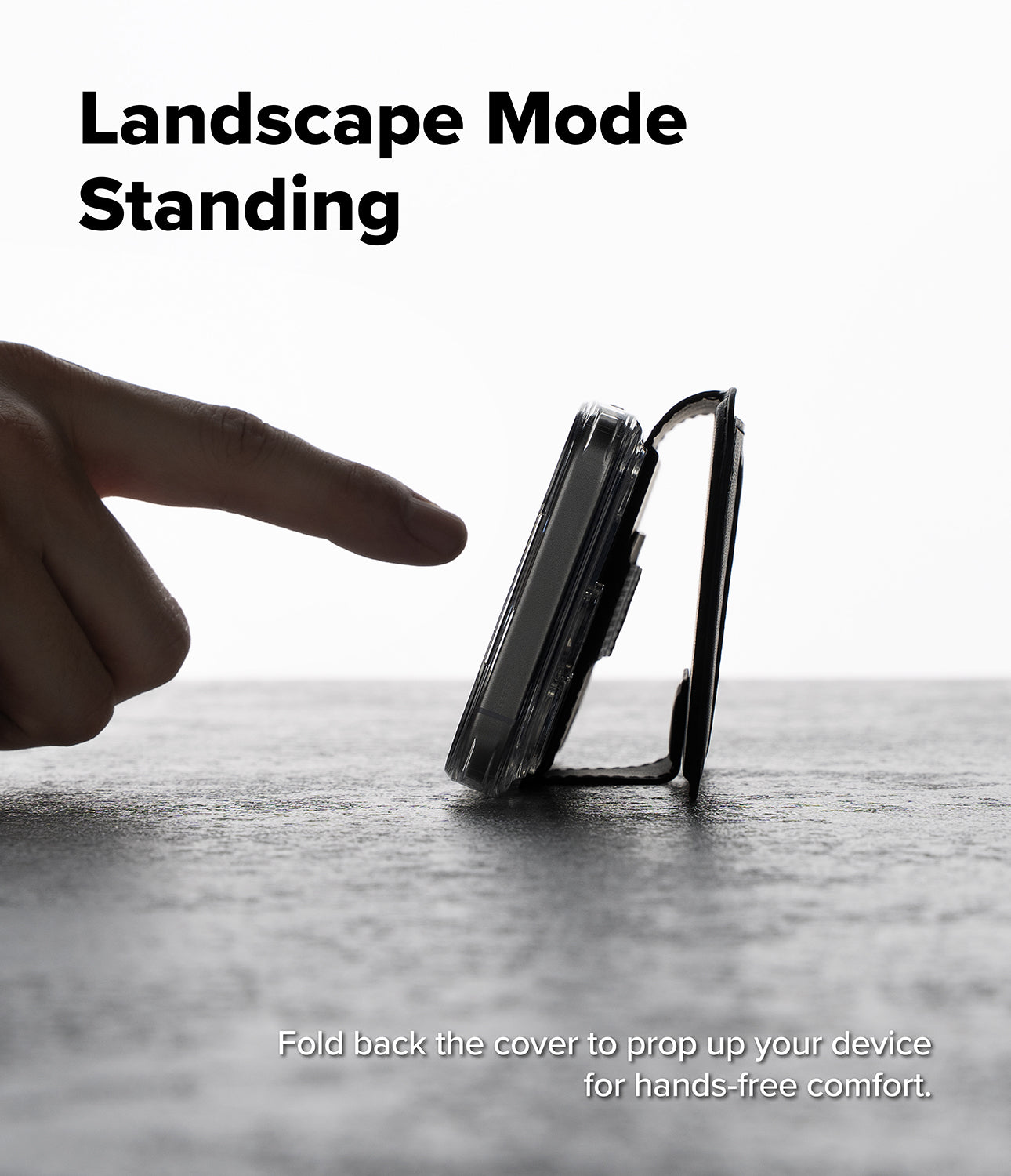 iPhone 17 Pro Case Folio Grip Wallet Magnetic Black by Ringke