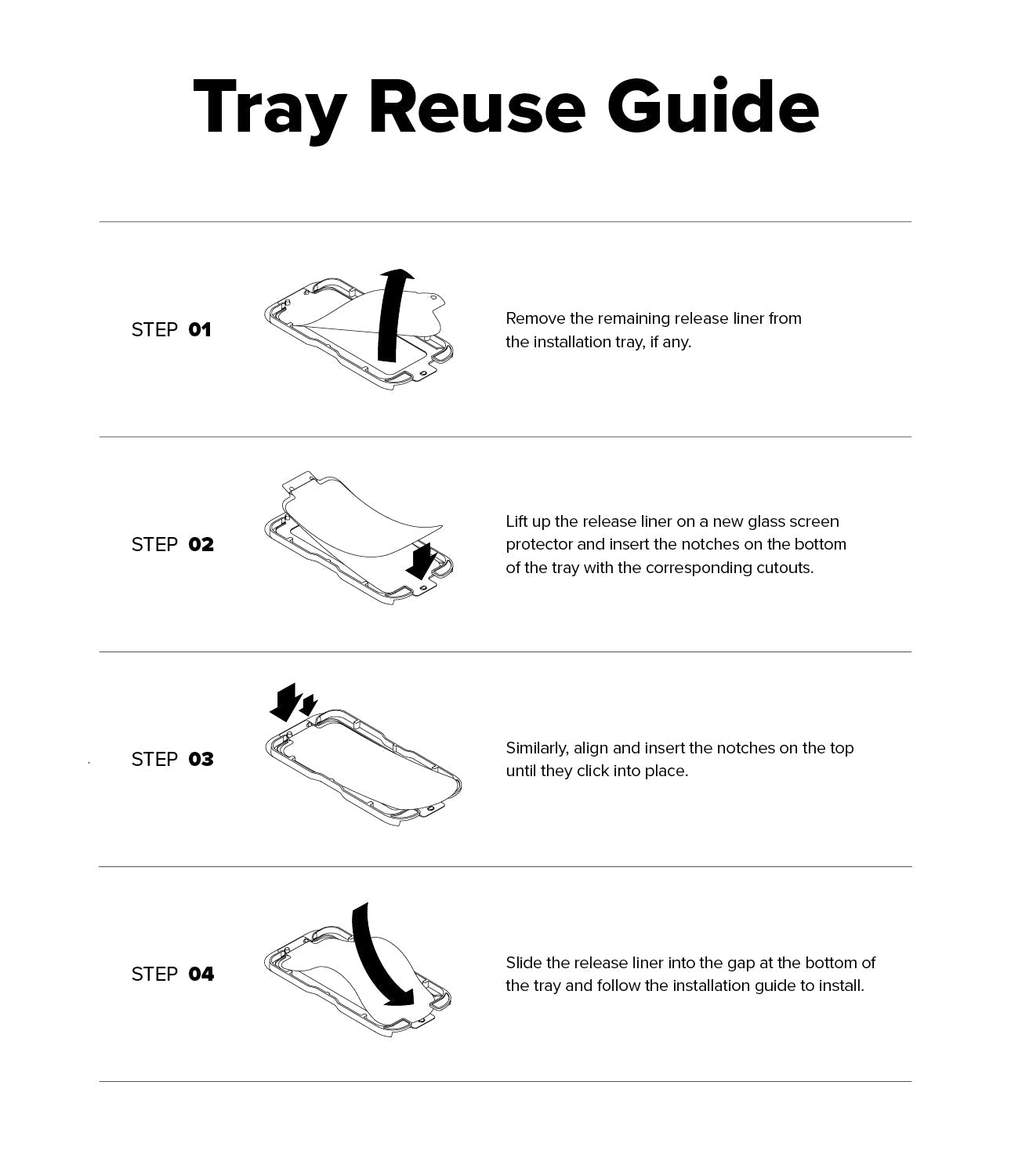 iPhone 17 Pro Easy Slide Tempered Glass 2 Pack by Ringke