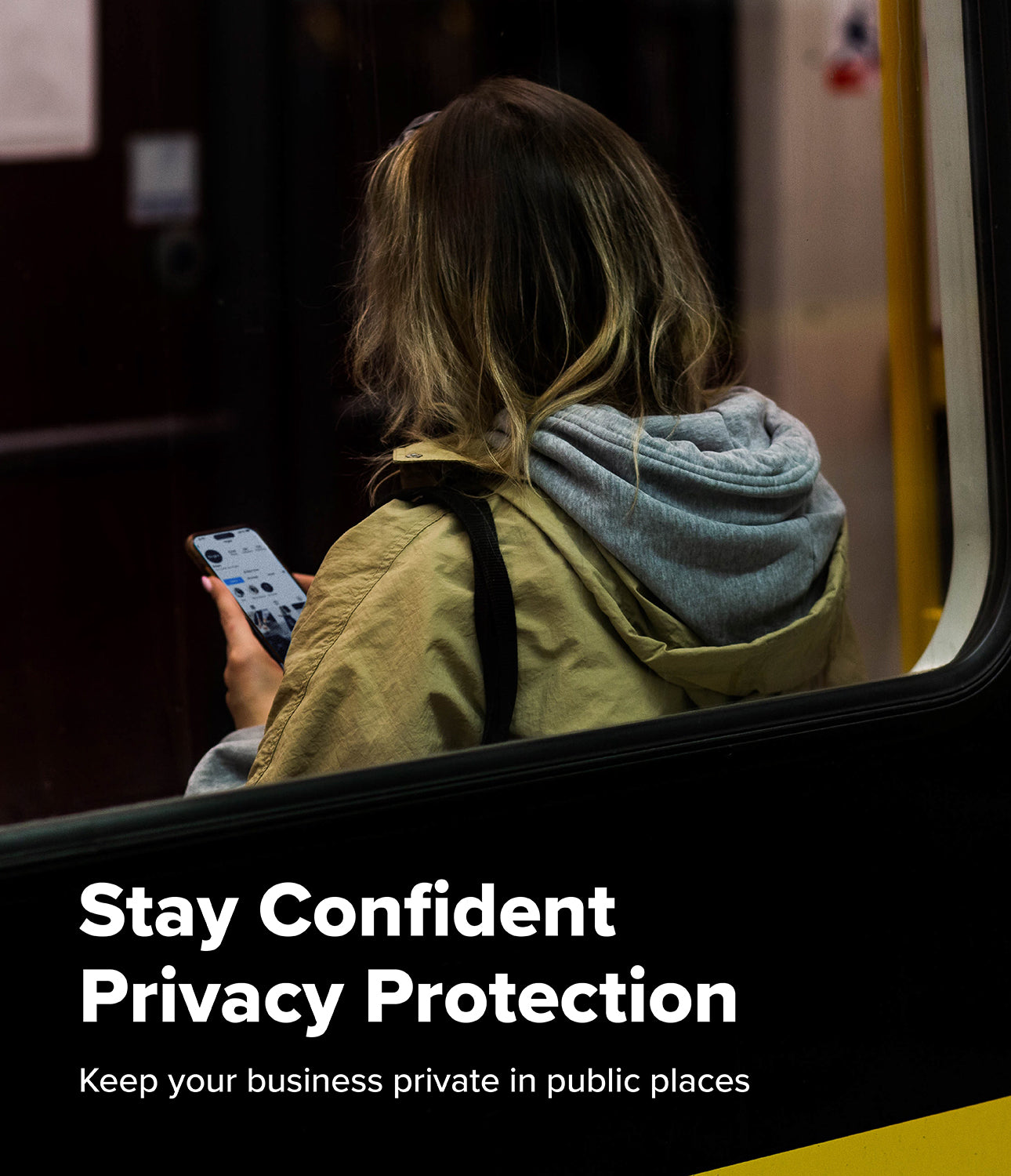 iPhone 17 Pro Easy Slide Privacy Glass 2 Pack by Ringke