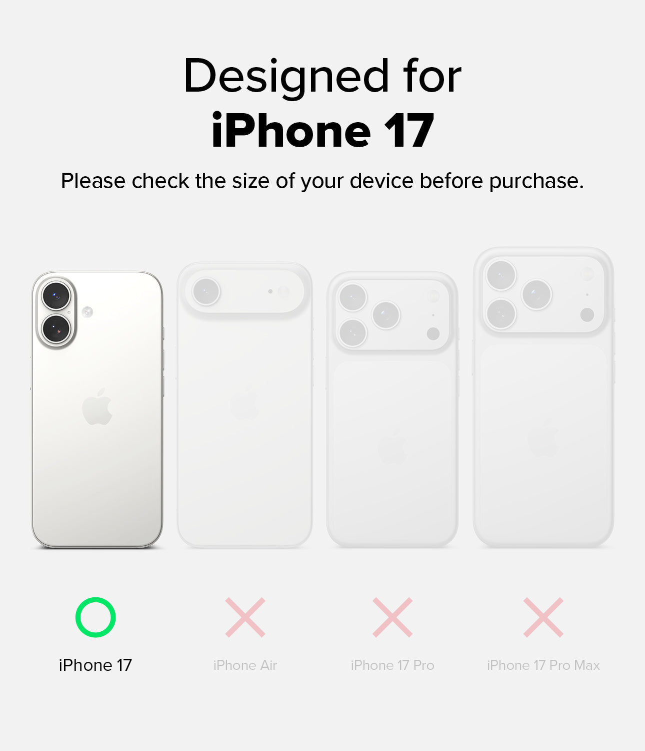 iPhone 17 Case Fusion Magnetic Matte Clear by Ringke