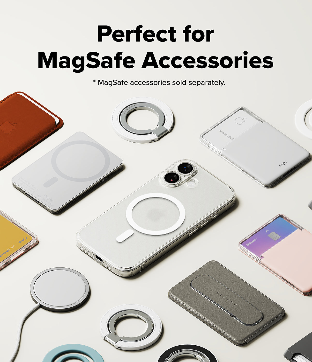 iPhone 17 Case Fusion Magnetic Matte Clear by Ringke