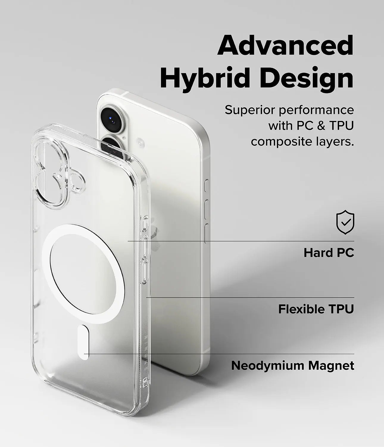 iPhone 17 Case Fusion Magnetic Matte Clear by Ringke Ringke