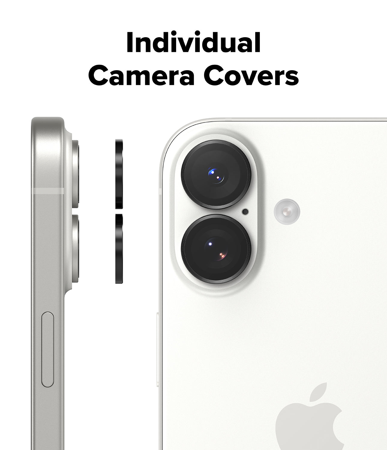 iPhone 17 Camera Lens Frame Glass 2 Pack by Ringke