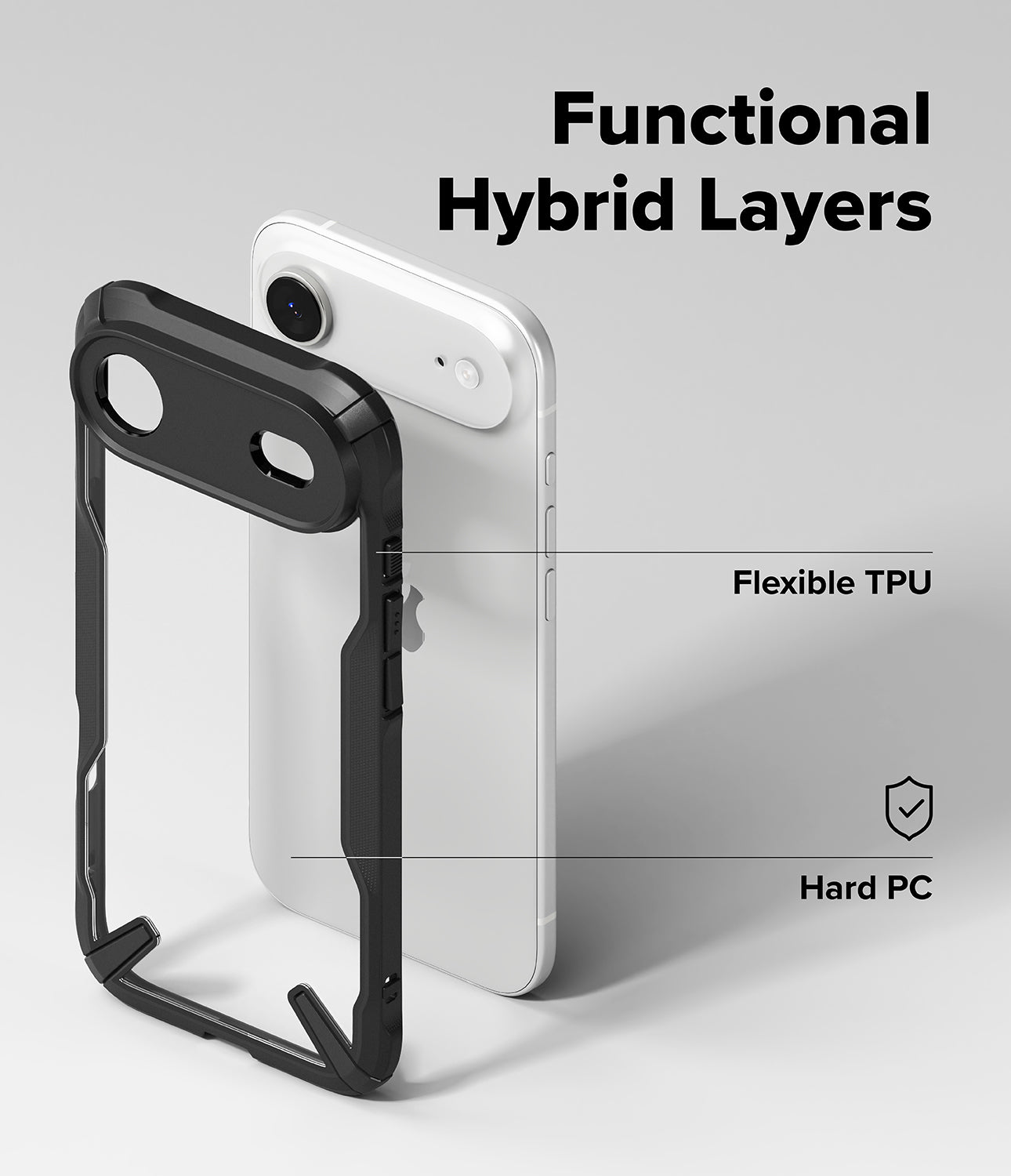 iPhone 17 Air Case Fusion X Magnetic Black by Ringke