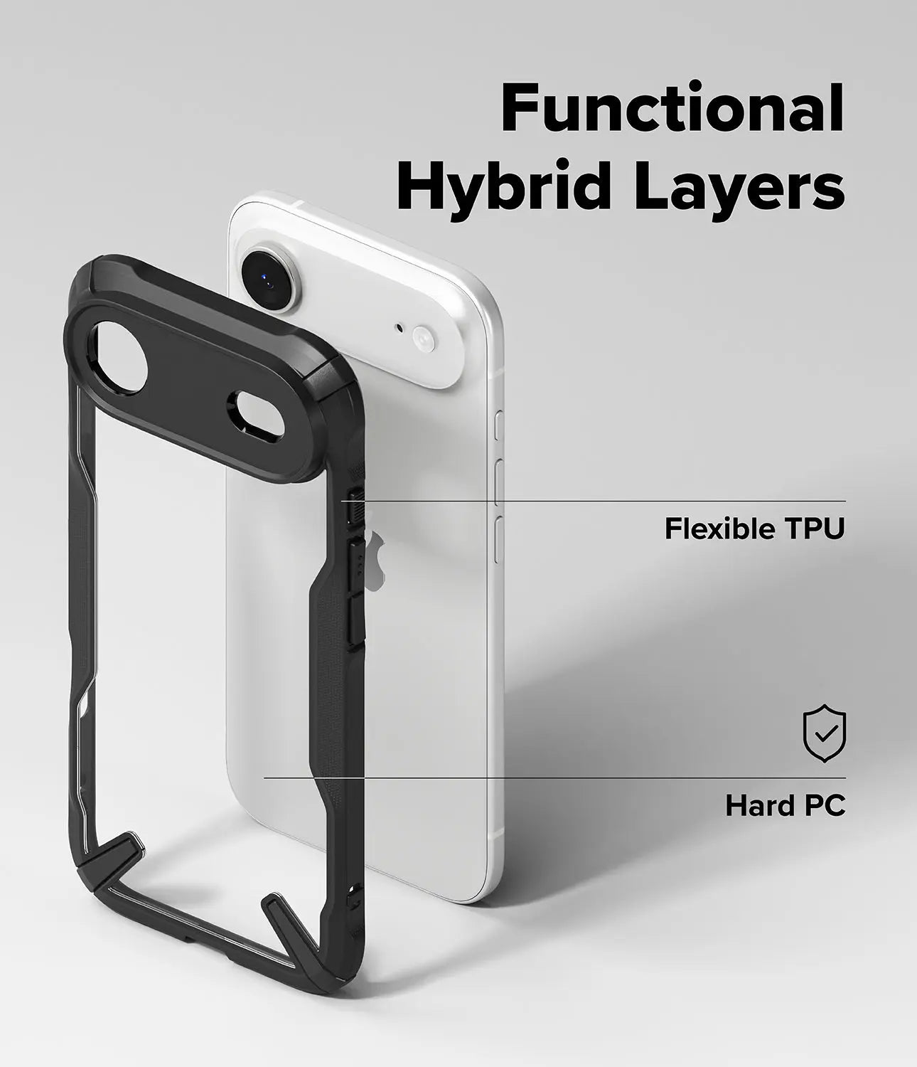 iPhone 17 Air Case Fusion X Magnetic Black by Ringke Ringke