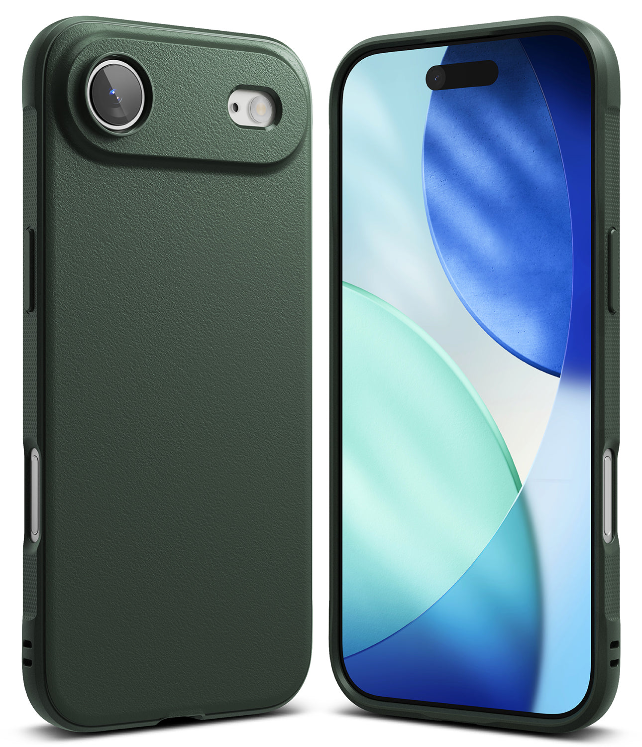 Ringke Onyx Magnetic case in Dark Green on an iPhone 17 Air.