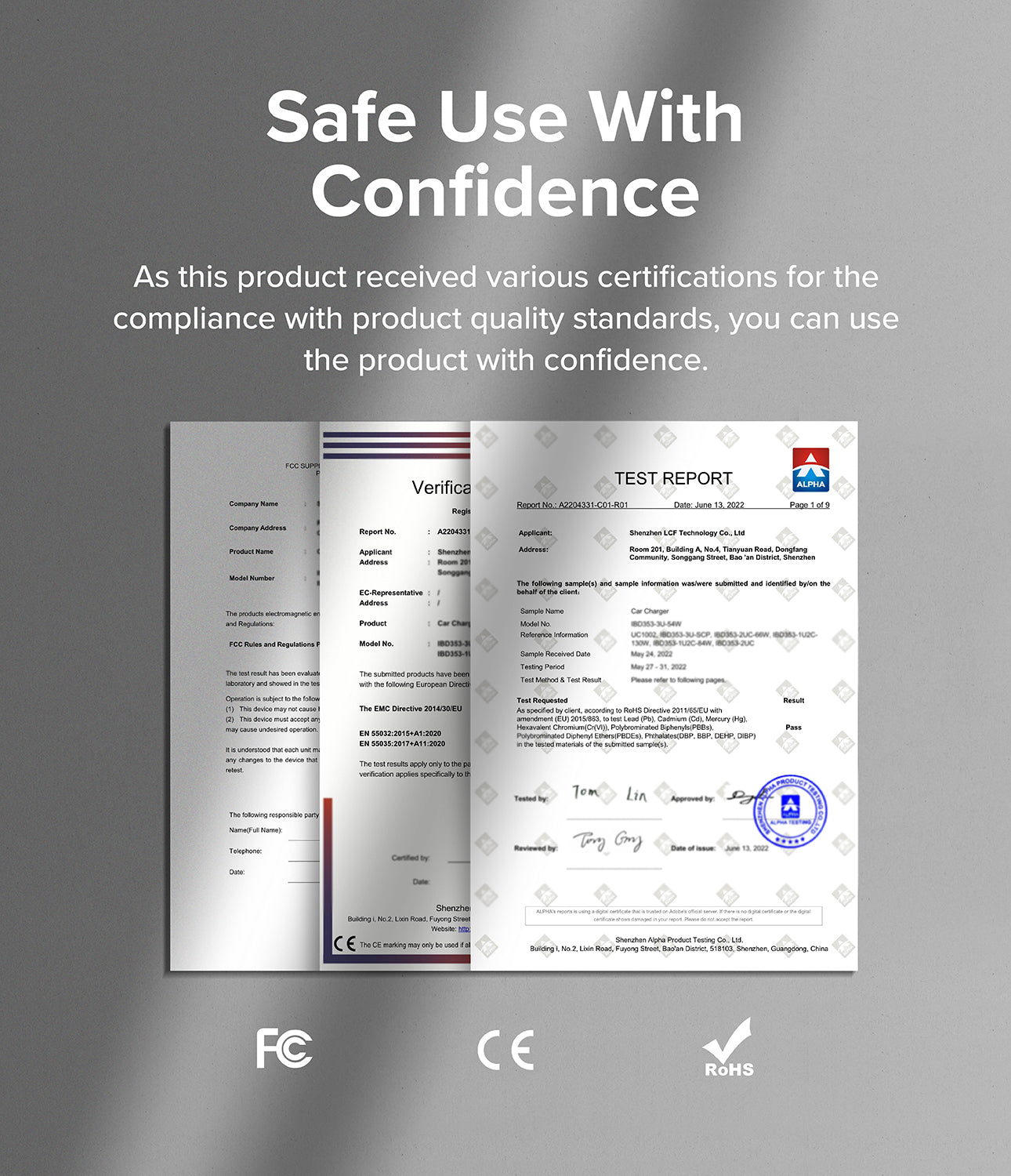 Ringke 3 Ports Car Fast Charger