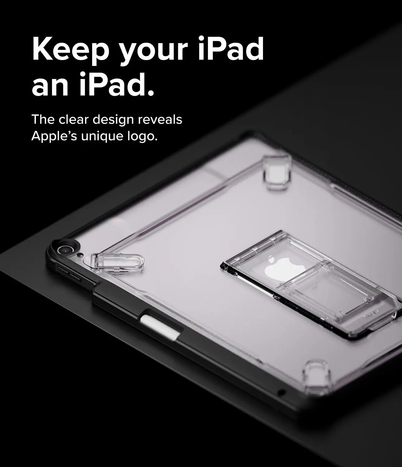 iPad Air 13" (M3/M2) Fusion Sketch Stand Black Case by Ringke Ringke