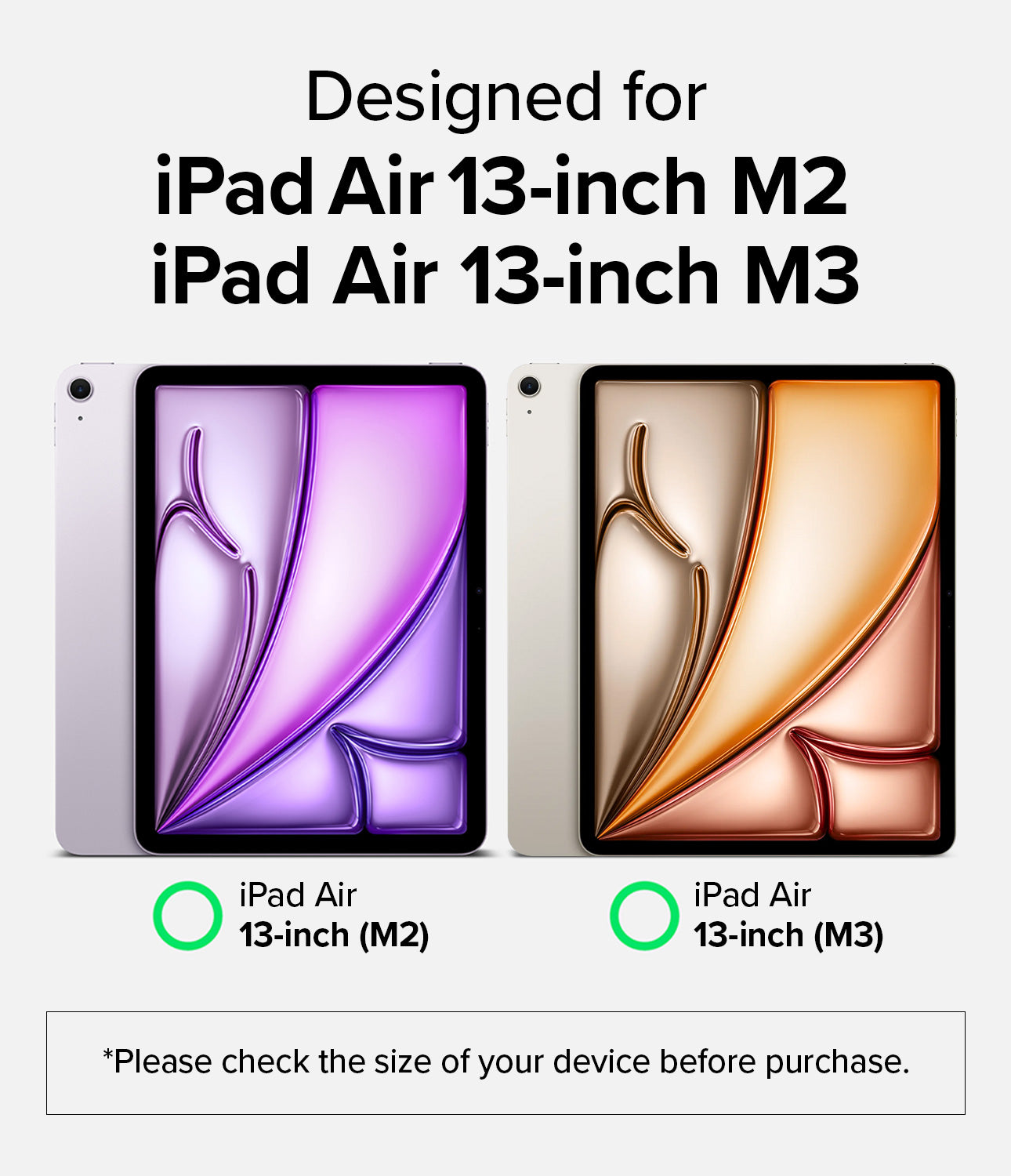 iPad Air 13" (M3/M2) Easy Slide Tempered Glass by Ringke