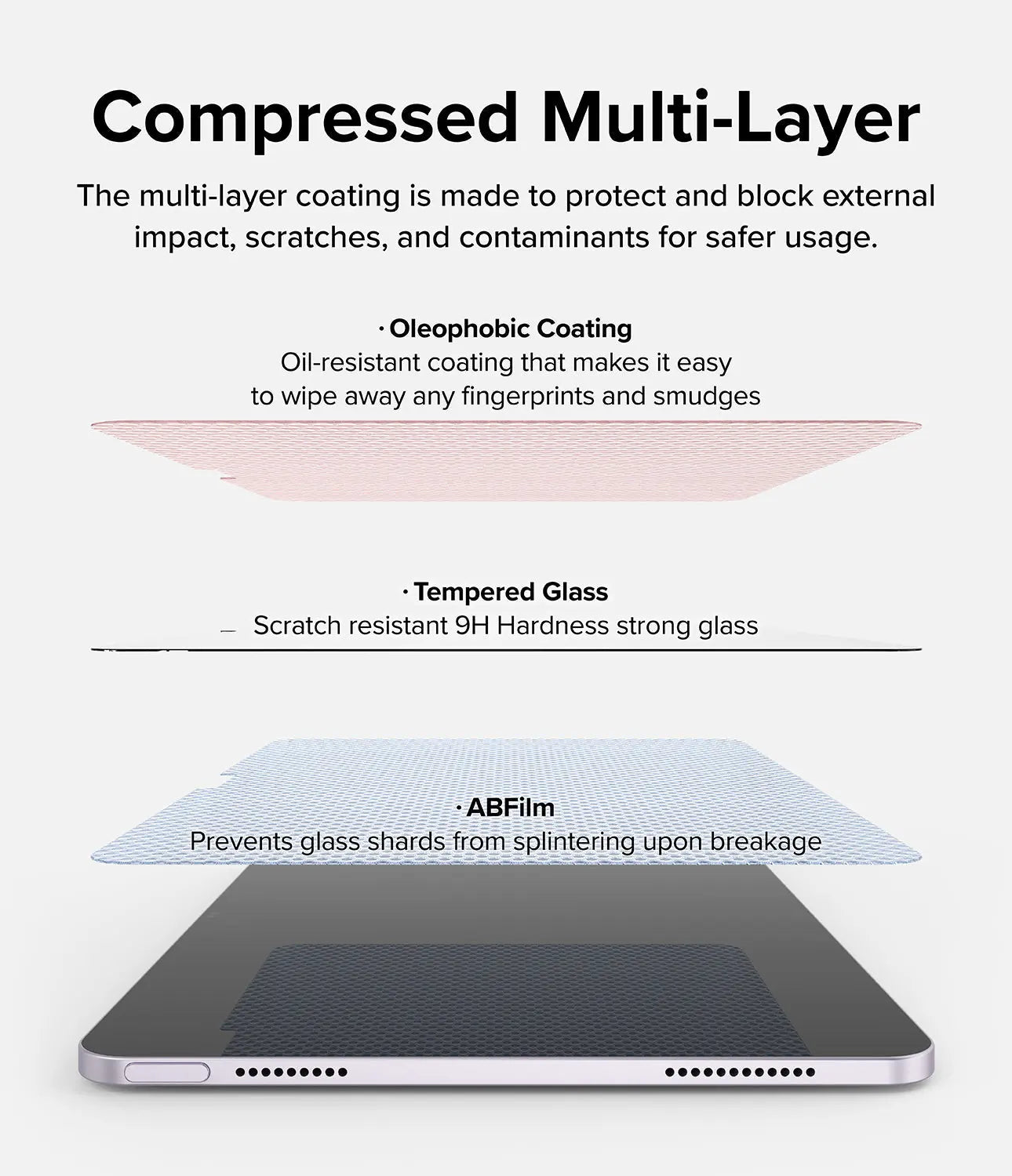 iPad Air 13" (M3/M2) Easy Slide Tempered Glass by Ringke Ringke