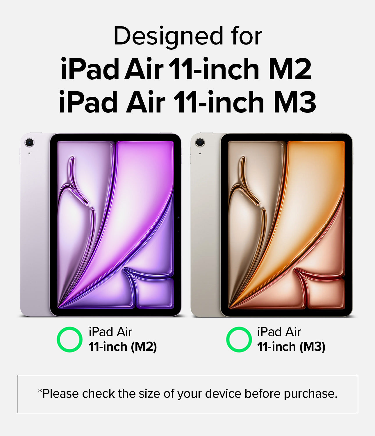 iPad Air 11" (M3/M2) Easy Slide Tempered Glass by Ringke