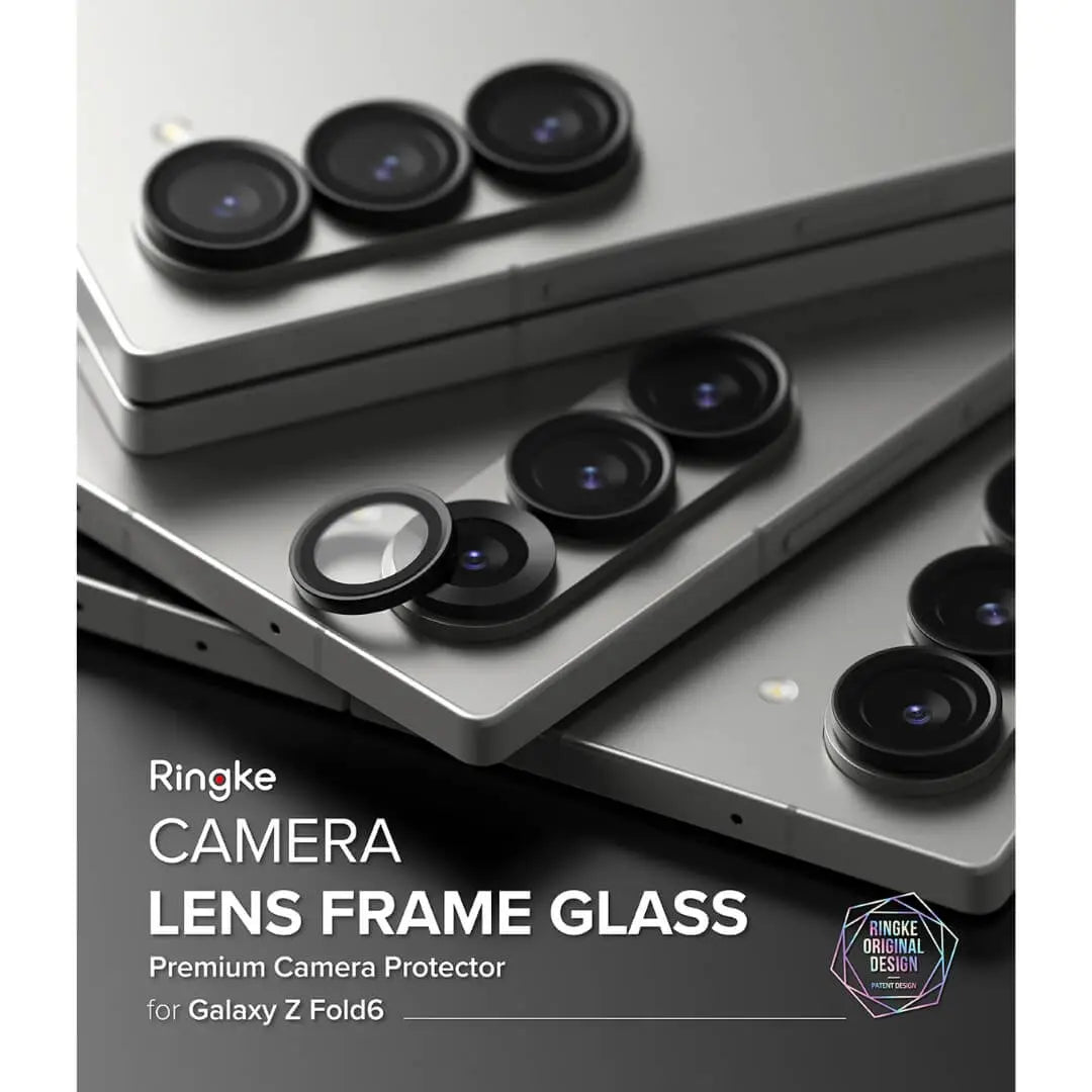 Samsung Galaxy Z Fold 6 Camera Lens Frame Glass 2 pack Ringke