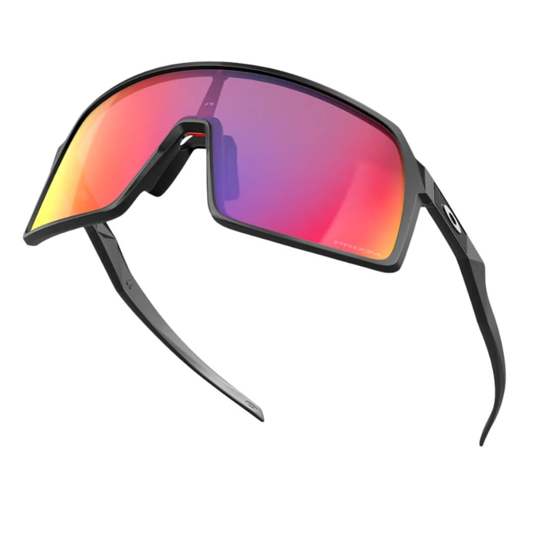 Oakley Sutro OO9406 940608 Sunglasses - Matte Black Frame, Prizm Road Lens Standing View