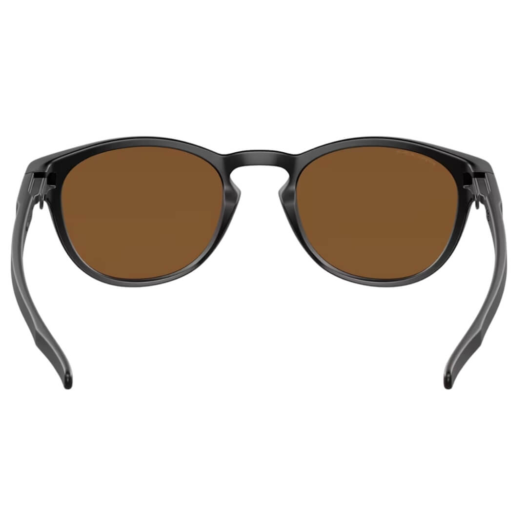 Oakley Latch OO9265 926555 Sunglasses - Matte Black Frame, Prizm Violet Lens Back View