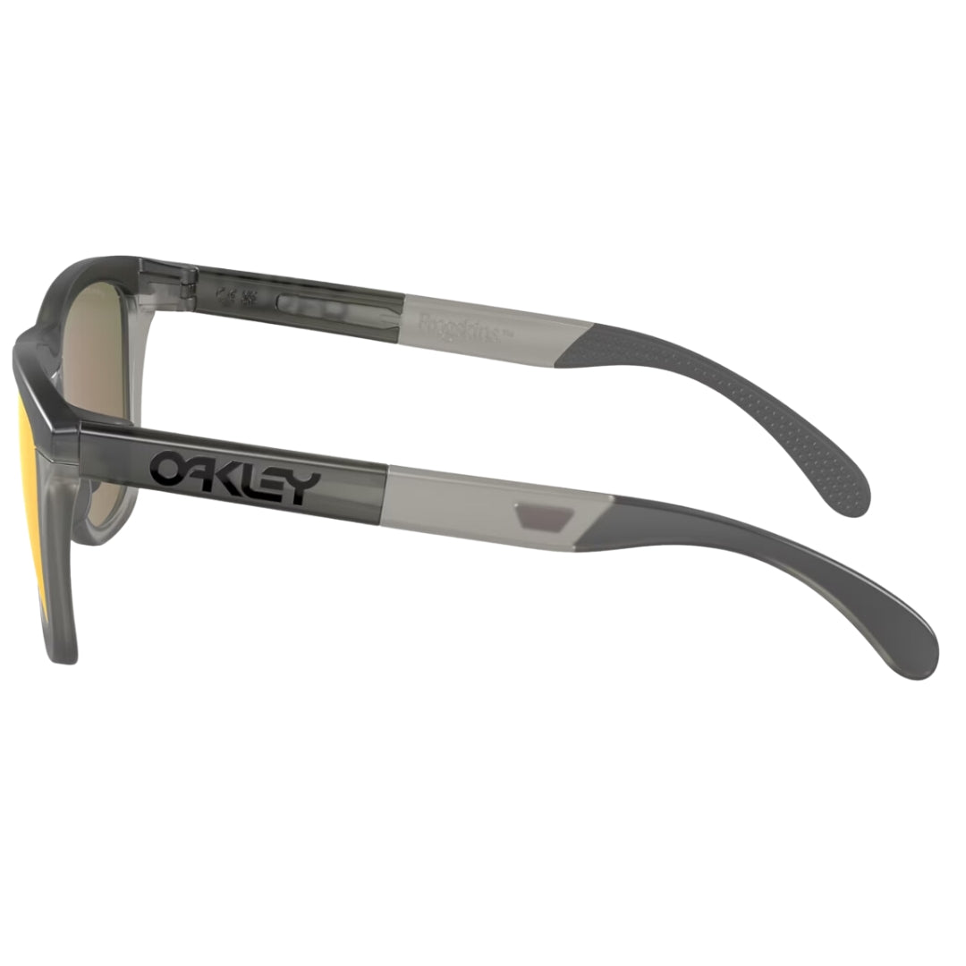 Oakley Frogskins Range OO9284 928401 Sunglasses - Matte Grey Smoke, Prizm Ruby Lens Side View