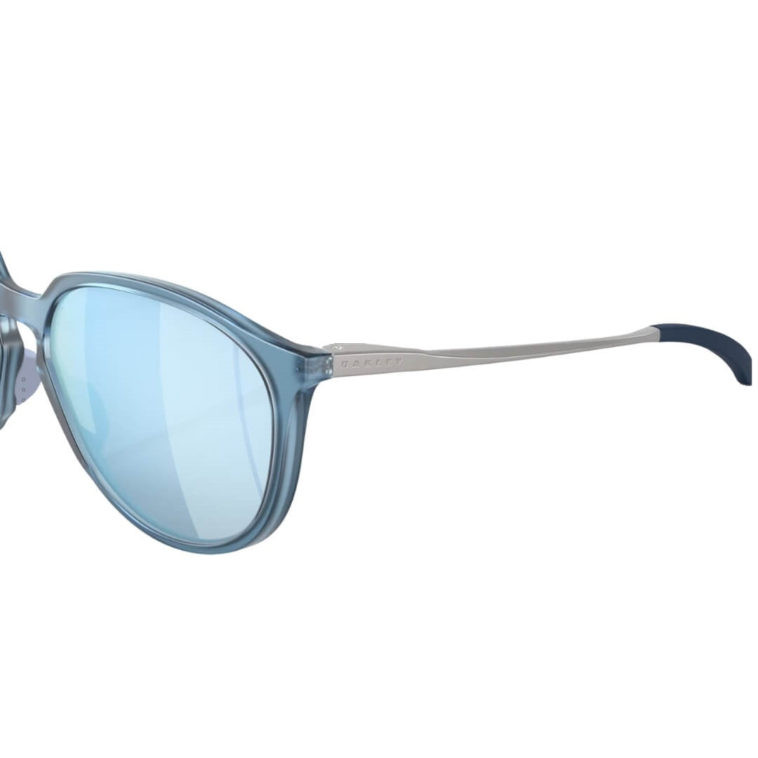 Oakley Sielo OO9288 928804 Sunglasses - Matte Stonewash Frame, Prizm Deep Water Polarized Lens CloseUp View