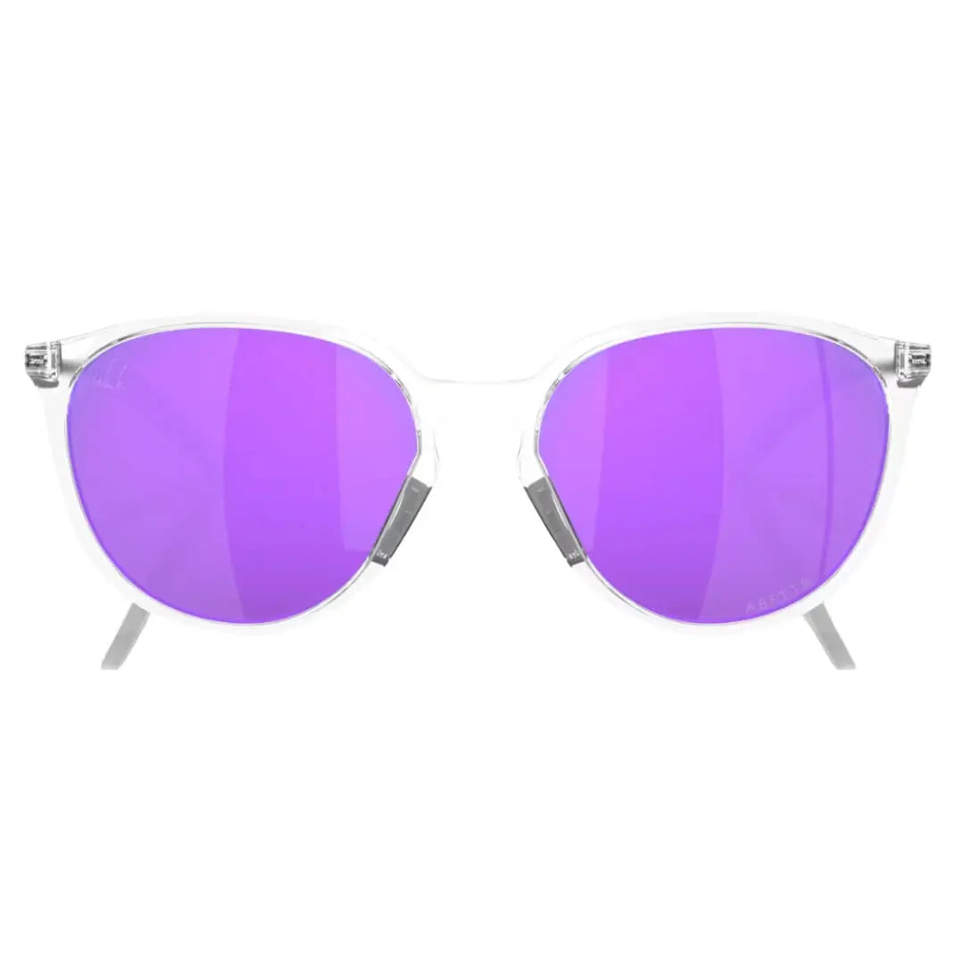 Oakley Sielo OO9288 928807 Sunglasses - Polished Chrome Frame, Prizm Violet Lens Front Folded View