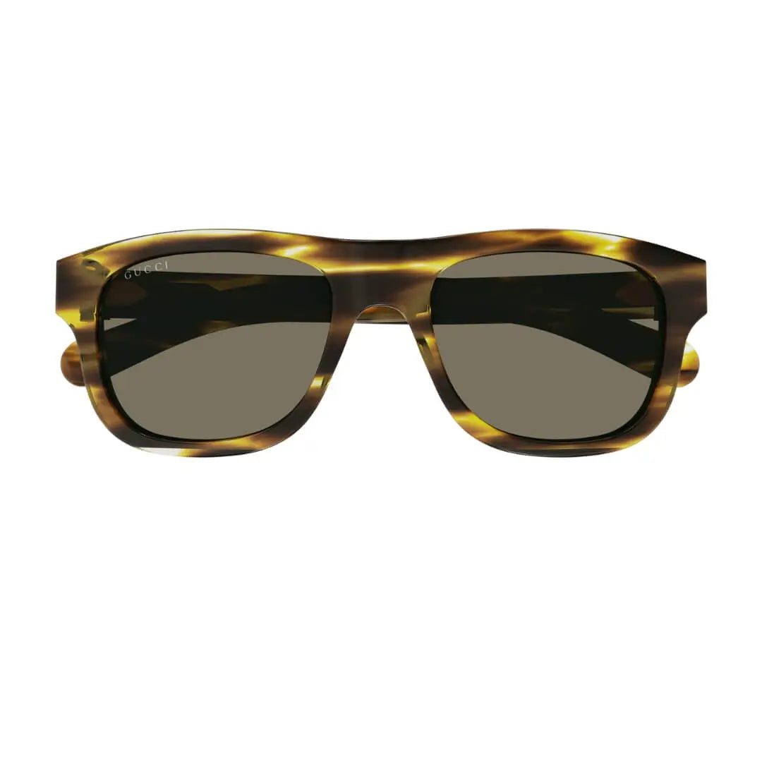 Gucci GG1509S 002 Men’s Sunglasses - Havana Frame, Brown Lenses Gucci