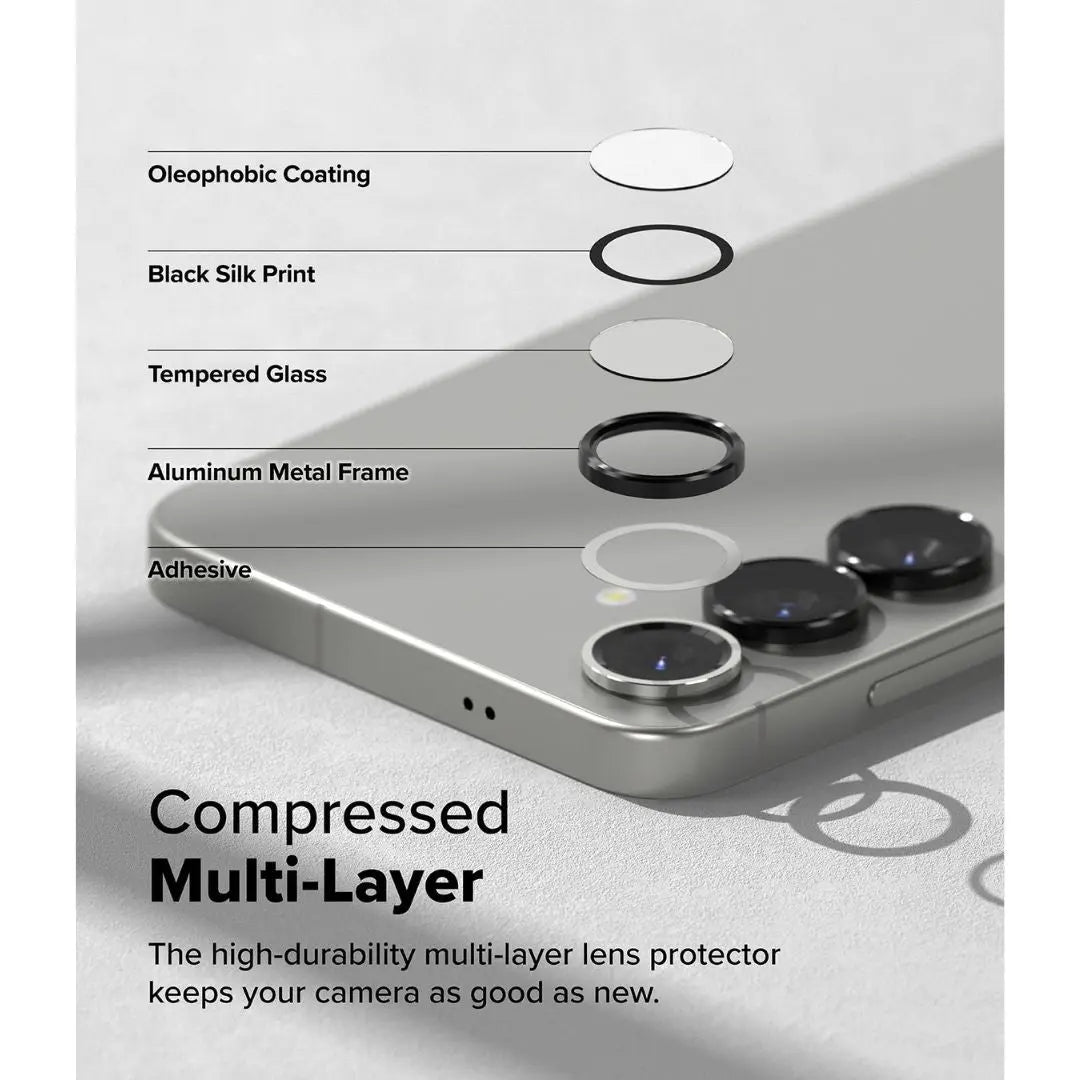 Galaxy S25 Lens Protector Camera Lens Frame Glass Ringke