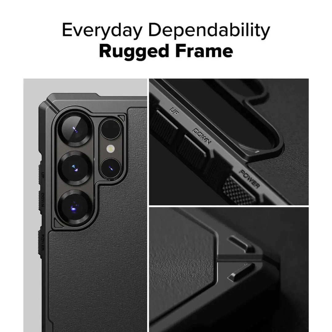 Galaxy S25 Ultra Rugged Gear Magnetic Black Case by Ringke Ringke