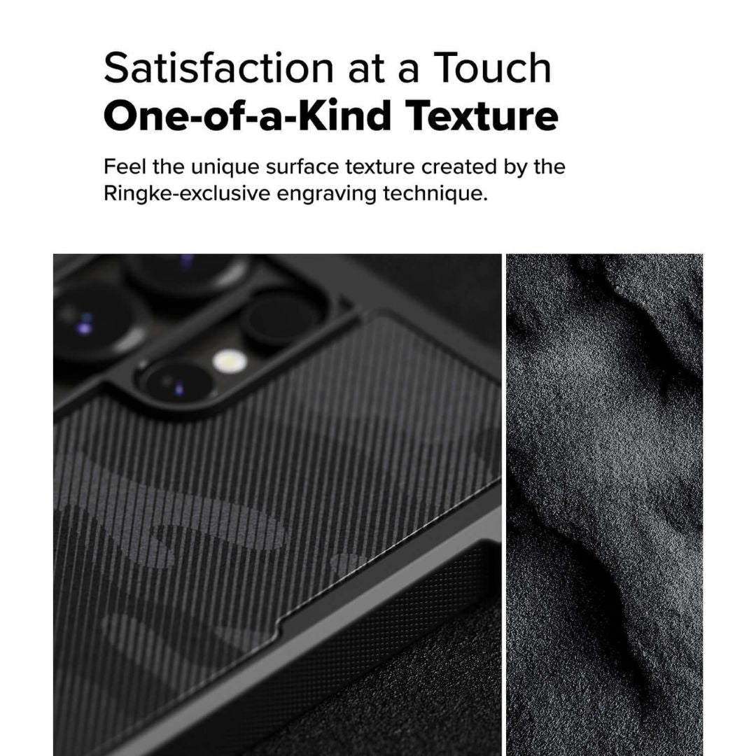 Galaxy S25 Ultra Rugged Gear Magnetic Camo Black Case by Ringke