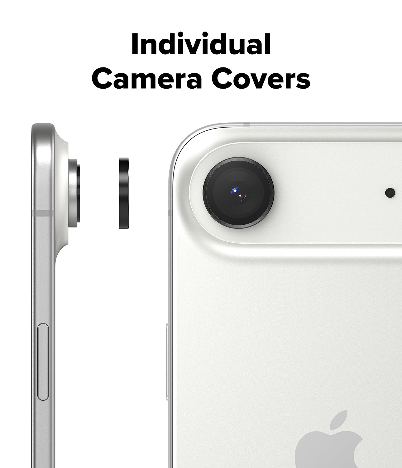 iPhone 17 Air Camera Lens Frame Glass 2 Pack by Ringke