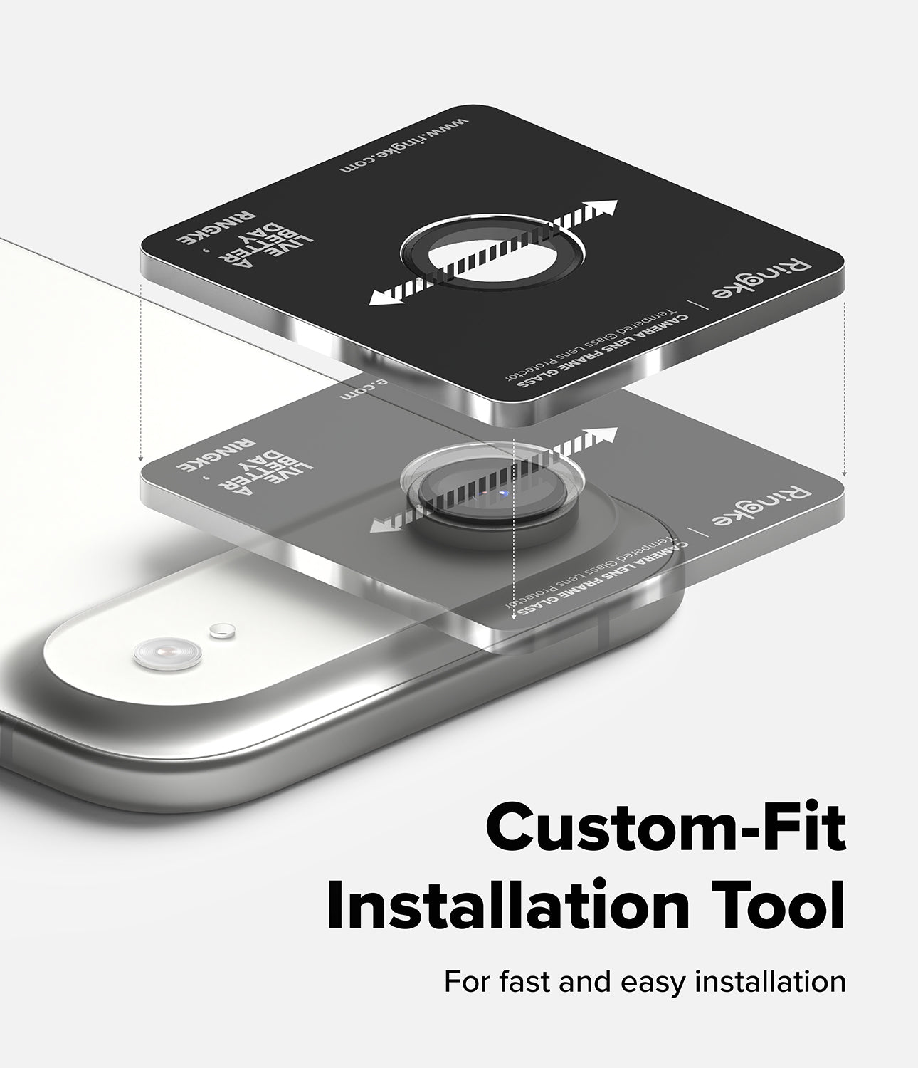 iPhone 17 Air Camera Lens Frame Glass 2 Pack by Ringke