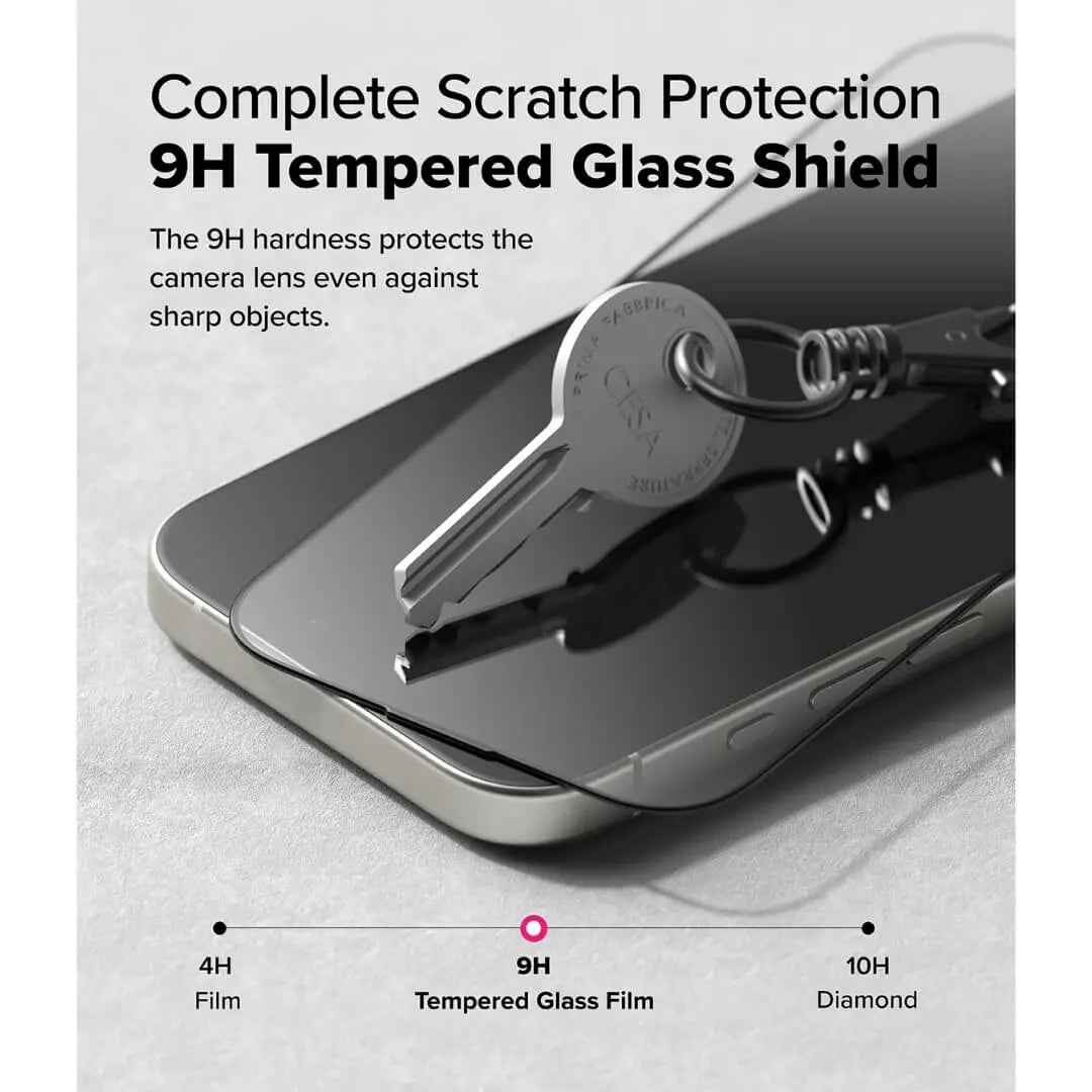 iPhone 16 Pro Screen Protector Easy Slide Tempered Glass 2 Pack Ringke