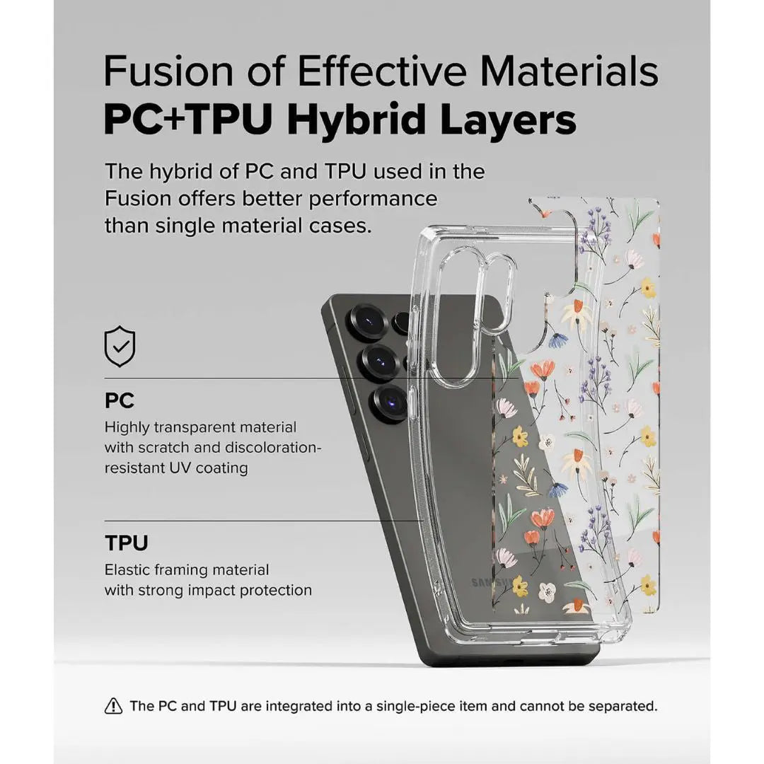 Galaxy S25 Ultra Fusion Design Dry Flowers Case by Ringke Ringke