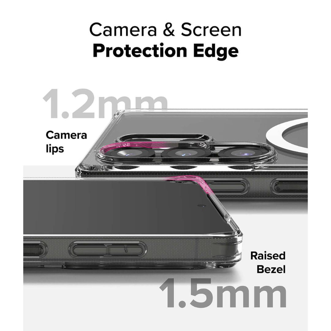 Cameras and Screen edges are raised for better protection for S25 Ultra Case