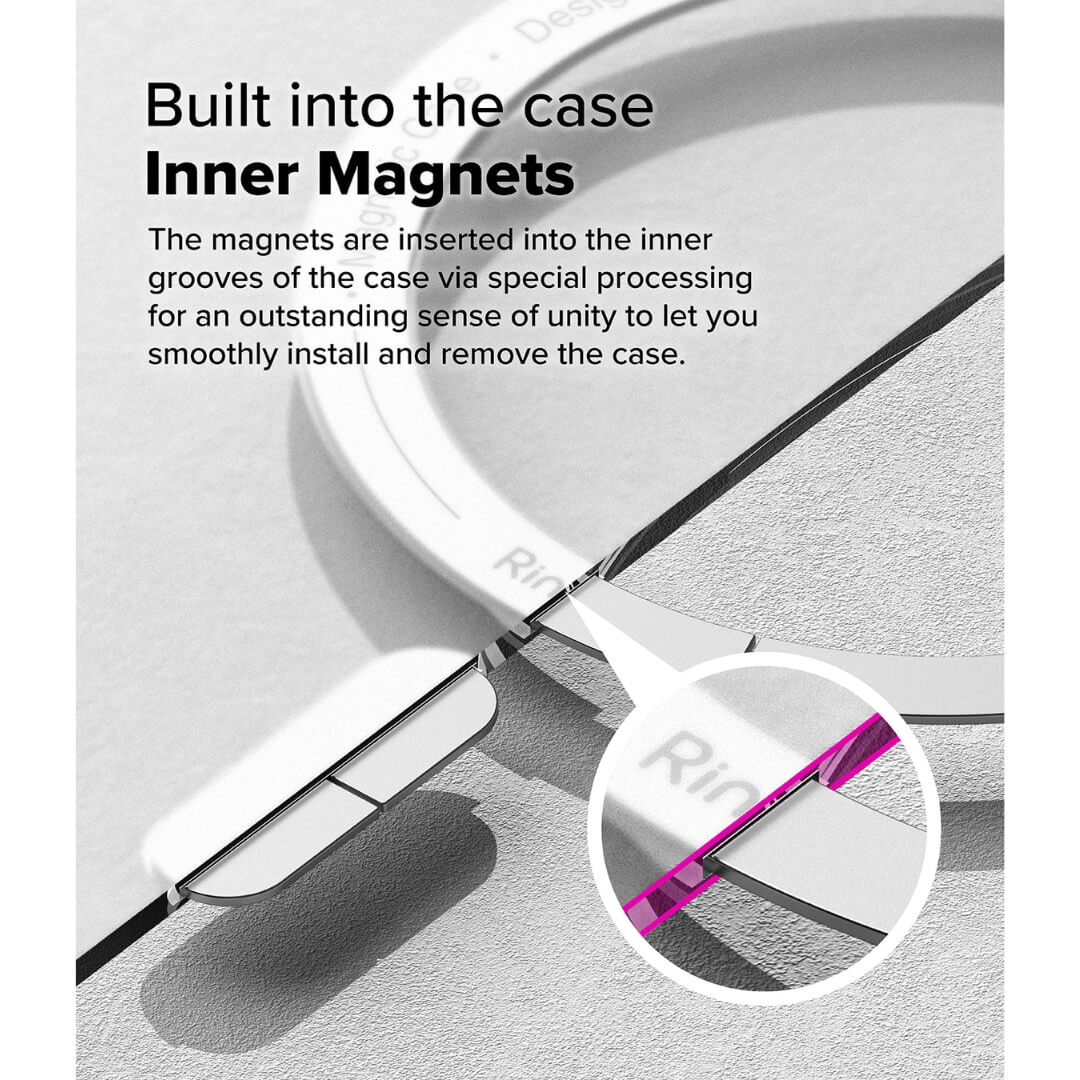 Built inner magnets into the case for smooth install