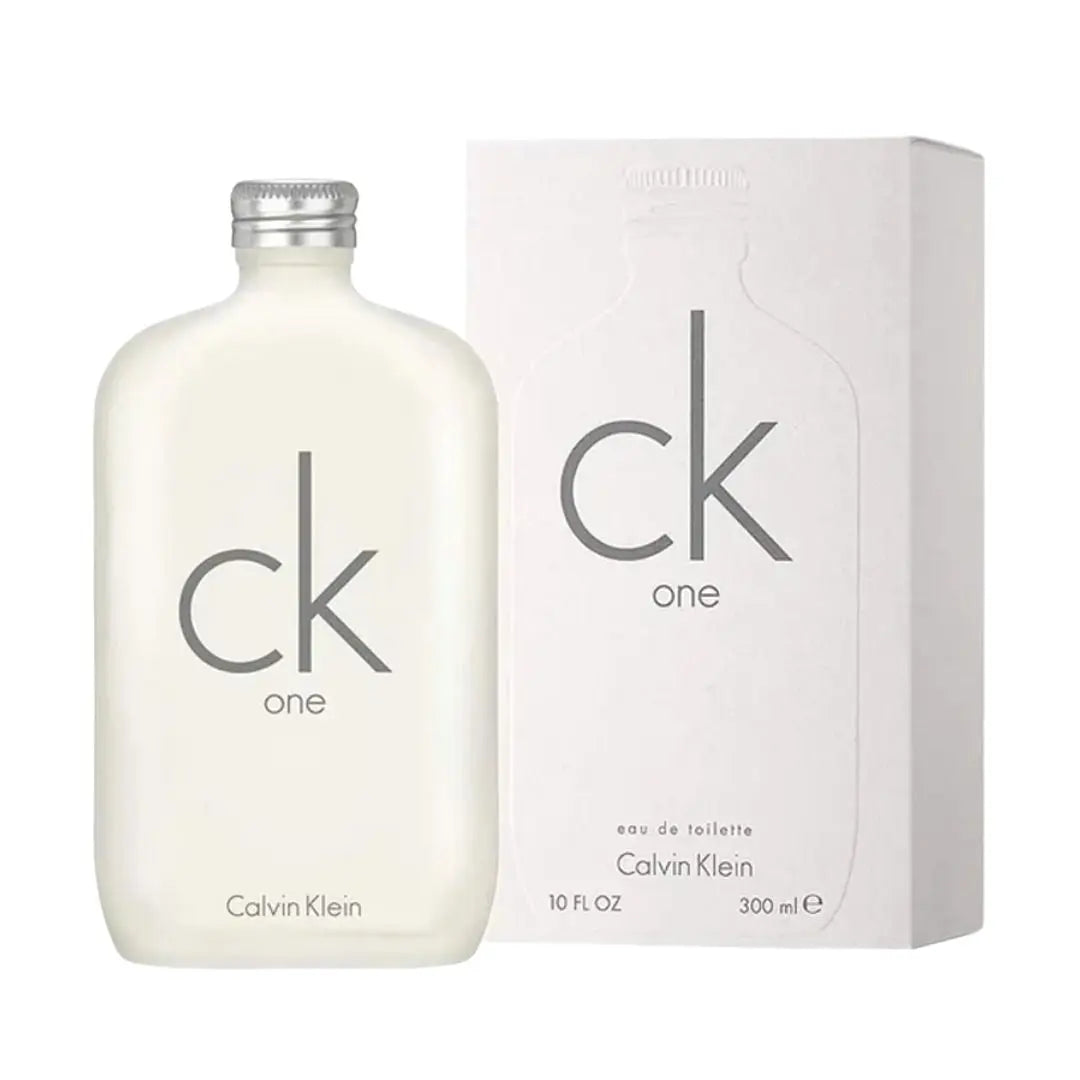Calvin Klein CK One perfume 300ml bottle and packaging on a white background at Gadgets Online NZ Ltd