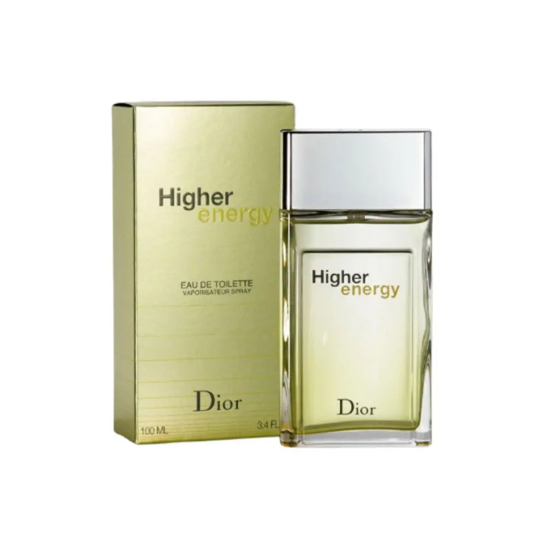 Dior Higher Energy EDT perfume bottle and packaging on a white background - Gadgets Online NZ