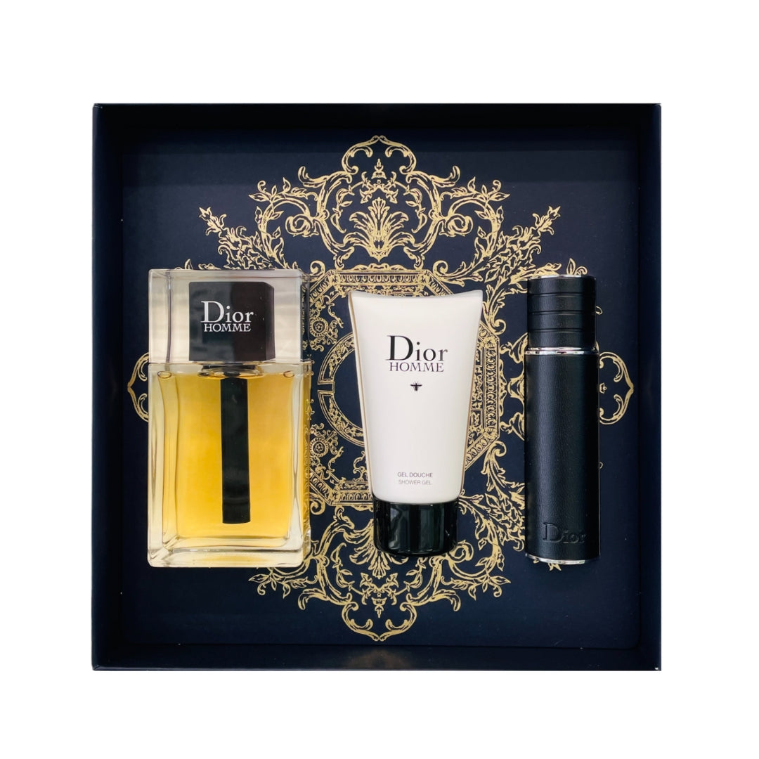 Christian Dior Homme EDT 3PC Gift Set Men