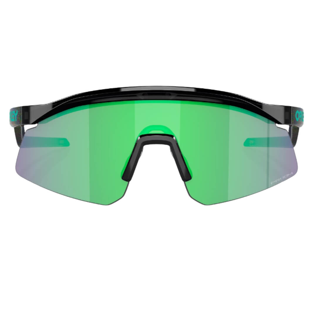 Close-up of Oakley Hydra Prizm Jade lenses for enhanced color and contrast, perfect for outdoor sports, from Gadgets Online NZ.