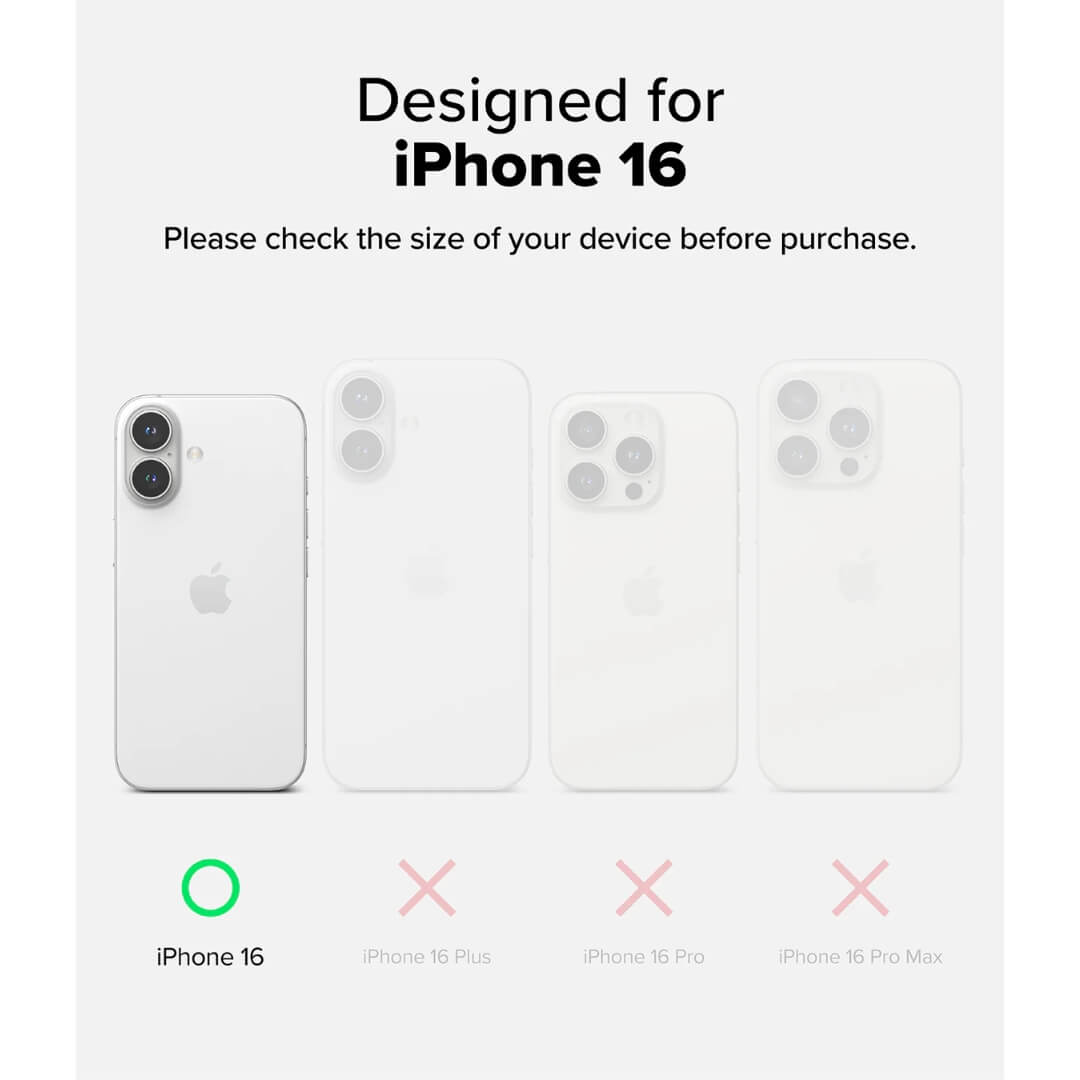 Designed for iPhone 16 only