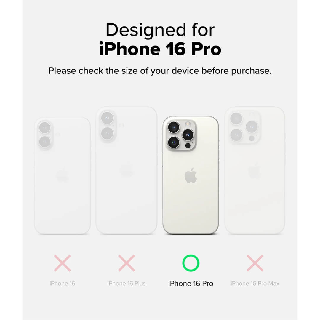 Designed for iPhone 16 Pro only