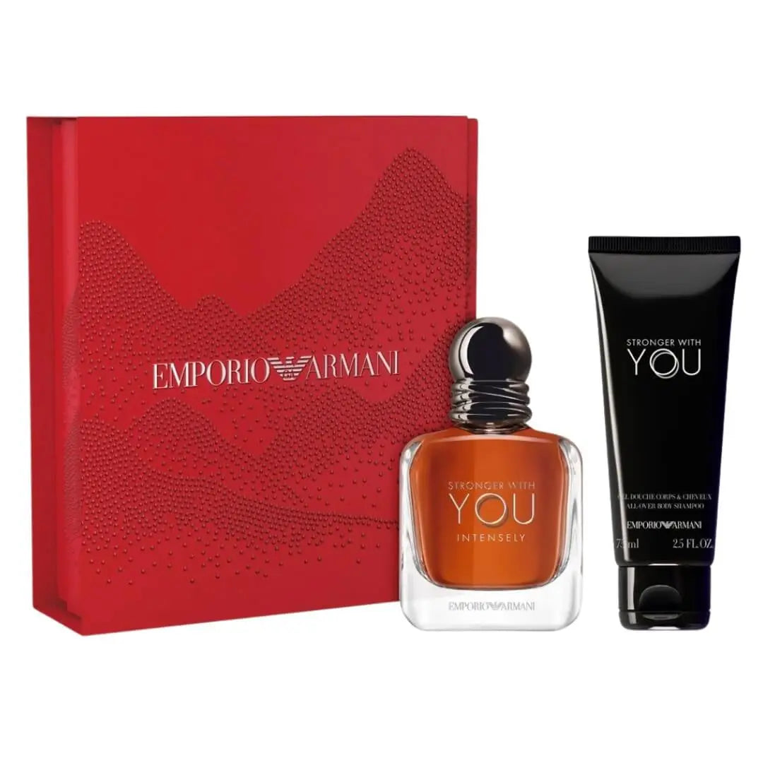Emporio Armani Stronger With You Intensely EDP 50ml two-piece gift set