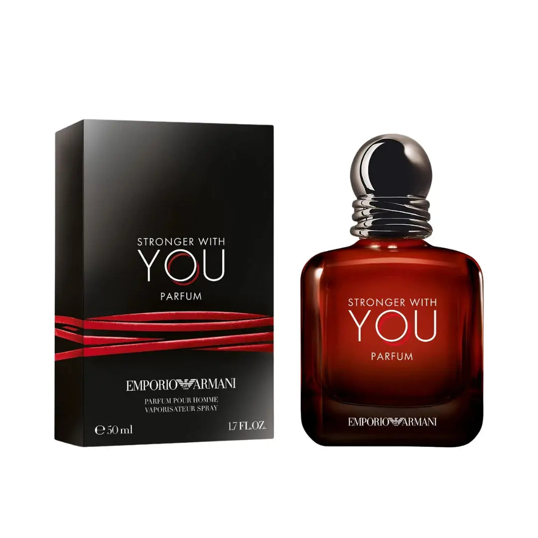 Emporio Armani Stronger With You Parfum 50ml perfume bottle and box