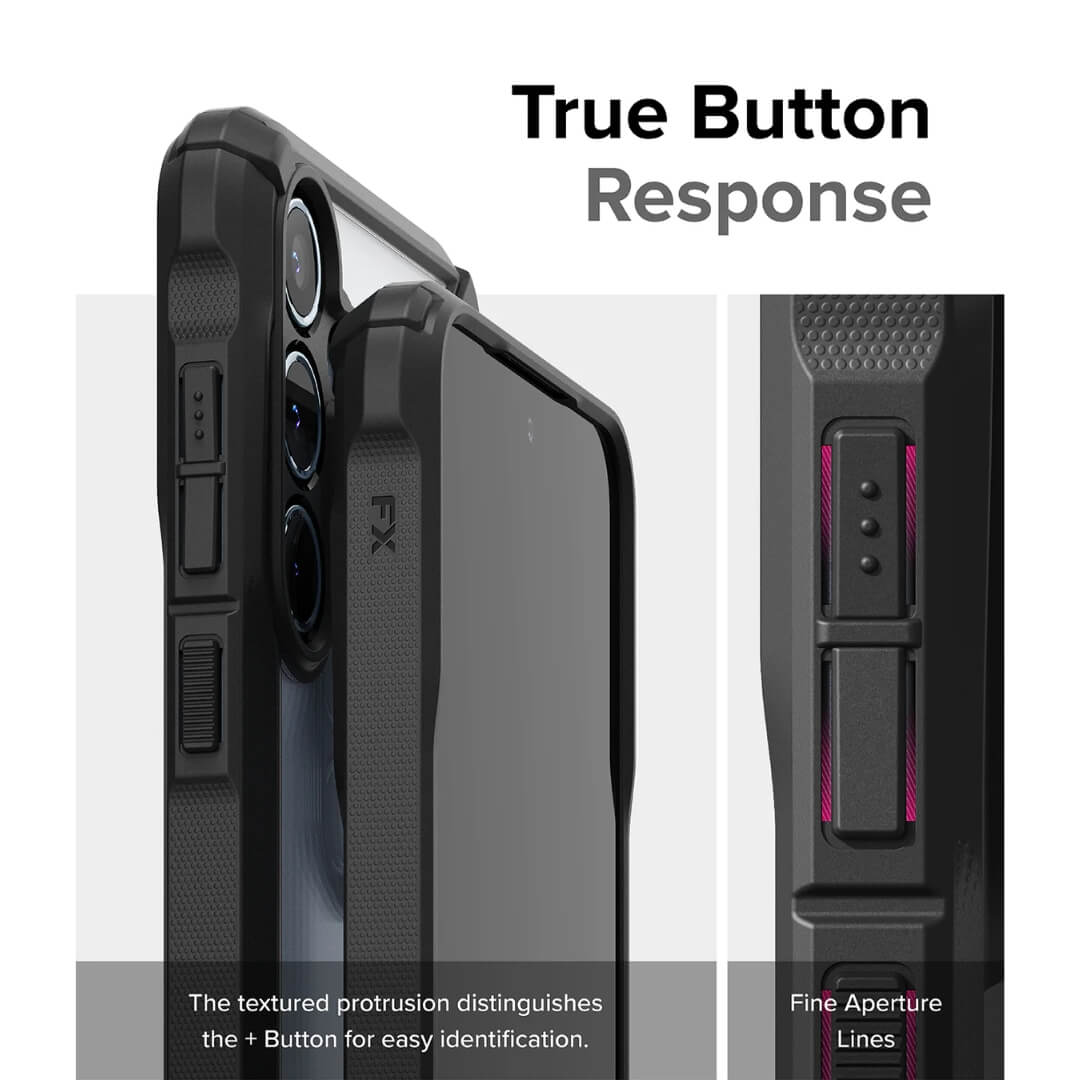 Tailor-made to fit the device with covered buttons, precise cut-outs, and easy access to all ports and functions.