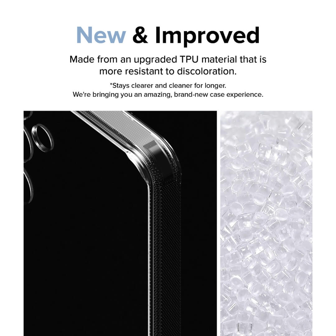 Ringke case are made of high TPU material that is more resistant to discoloration