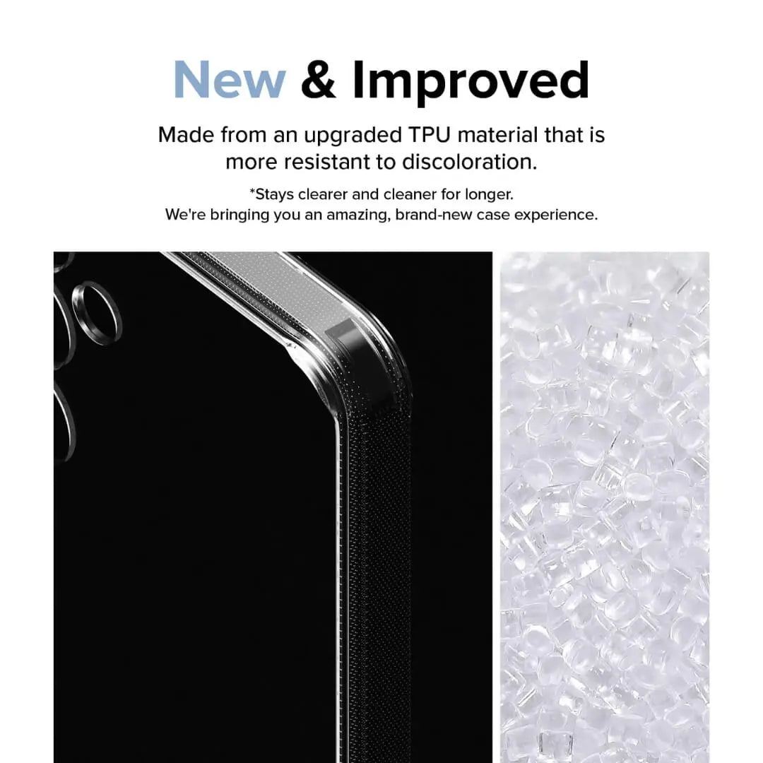 Ringke case are made of high TPU material that is more resistant to discoloration