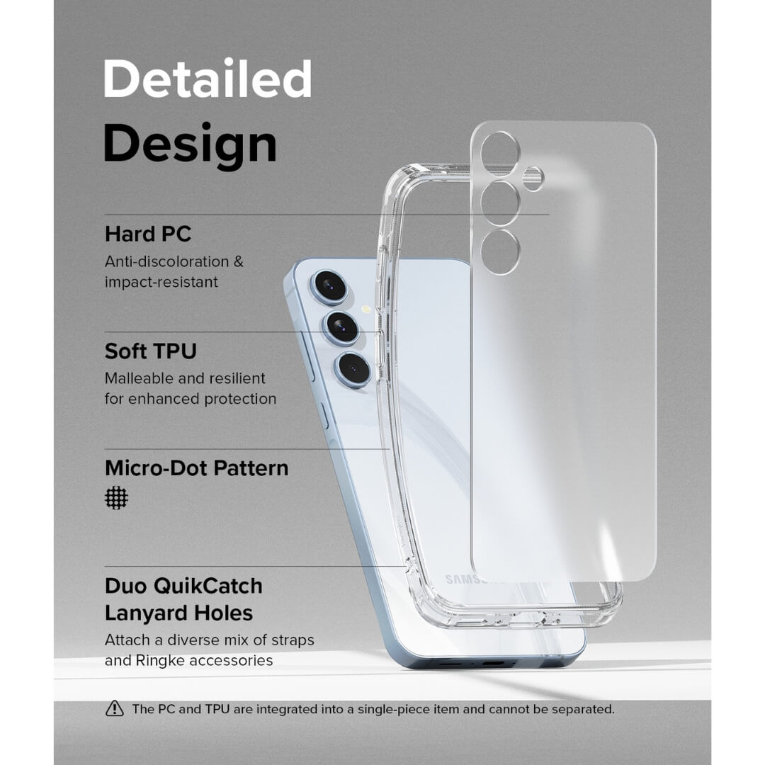 Ringke Cases are designed with Hard PC and Soft TPU material