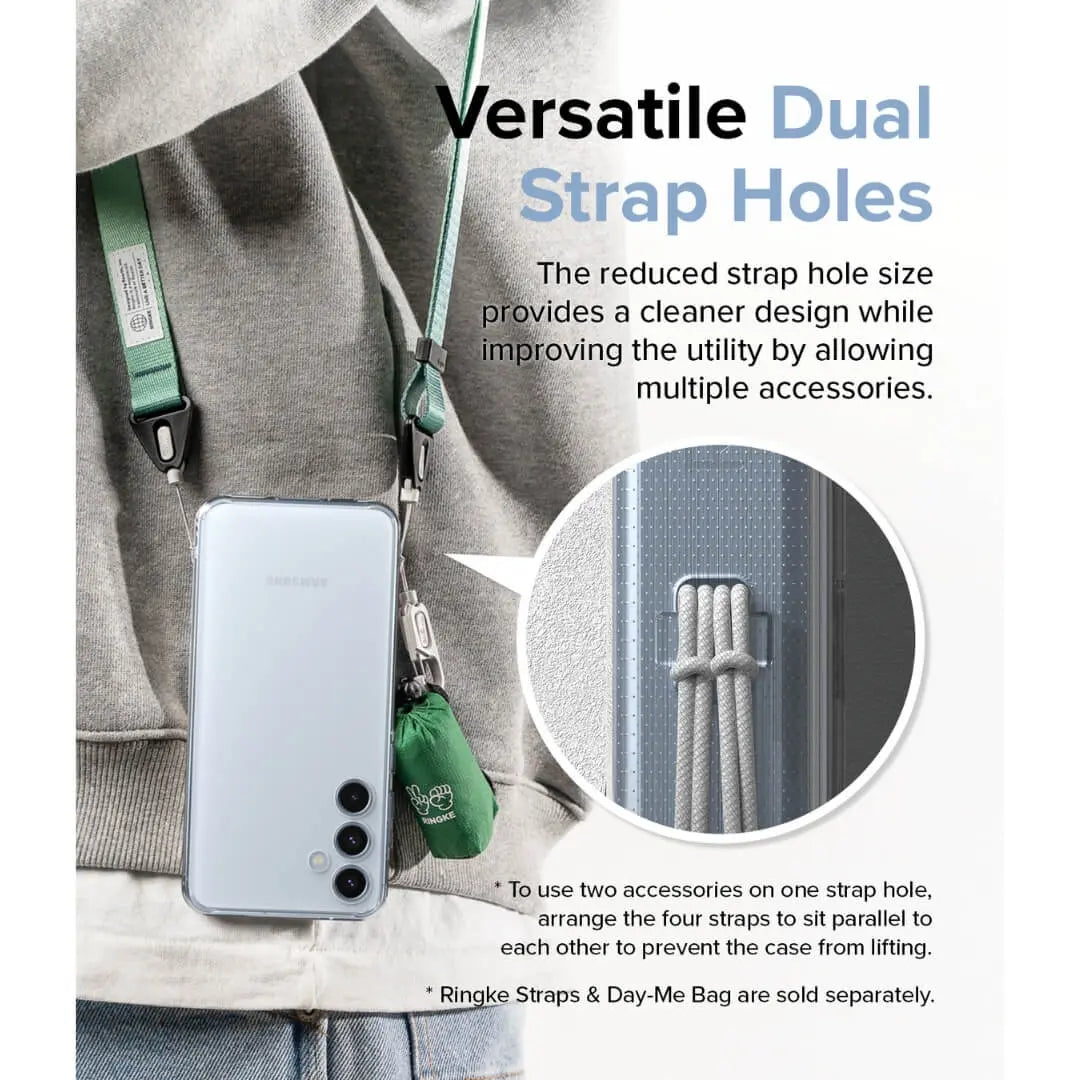 Ringke Case are designed to support strap for Galaxy A35