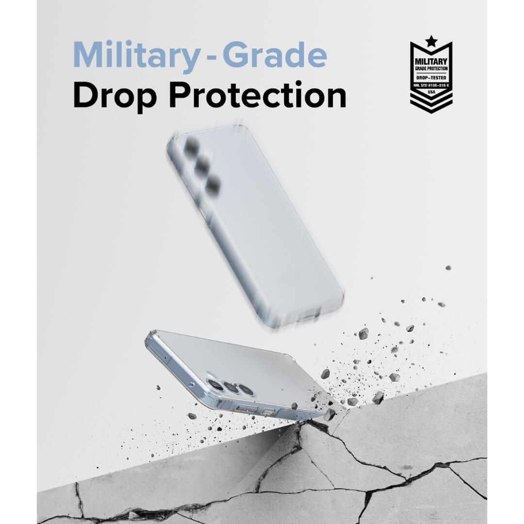 Hybrid Military Grade drop protection case for Galaxy A35