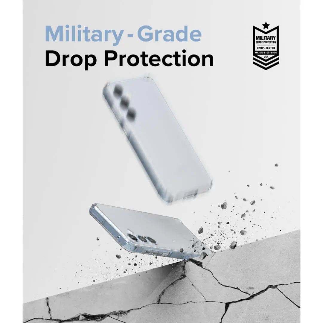 Hybrid Military Grade drop protection case for Galaxy A35