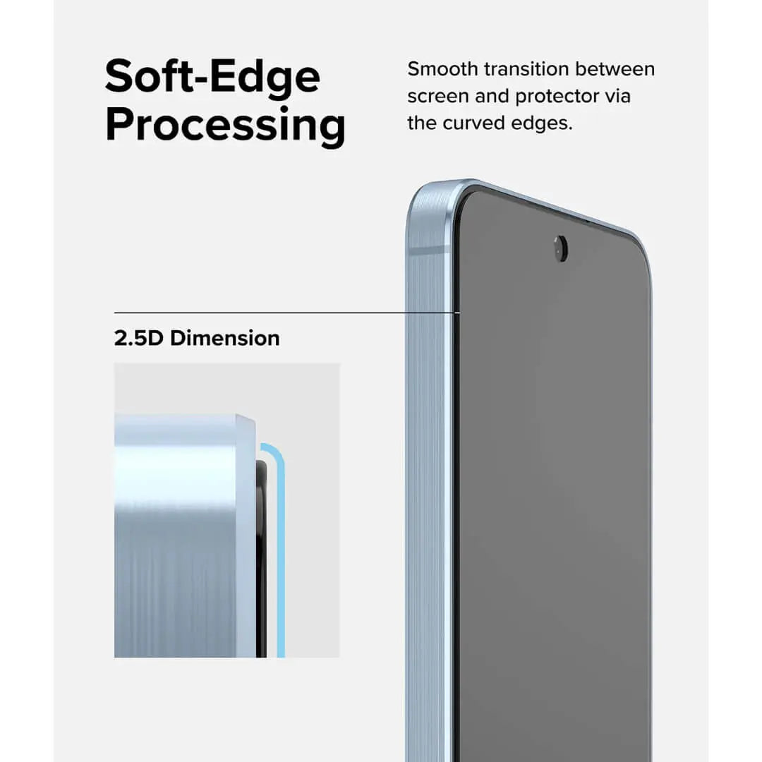 Samsung Galaxy A35 Screen Protector Easy Slide Tempered Glass 2 Pack Ringke