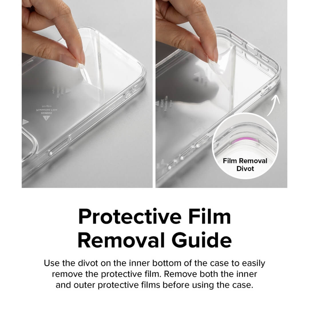 Protective Film on the inner and Outter case to protect sratch 