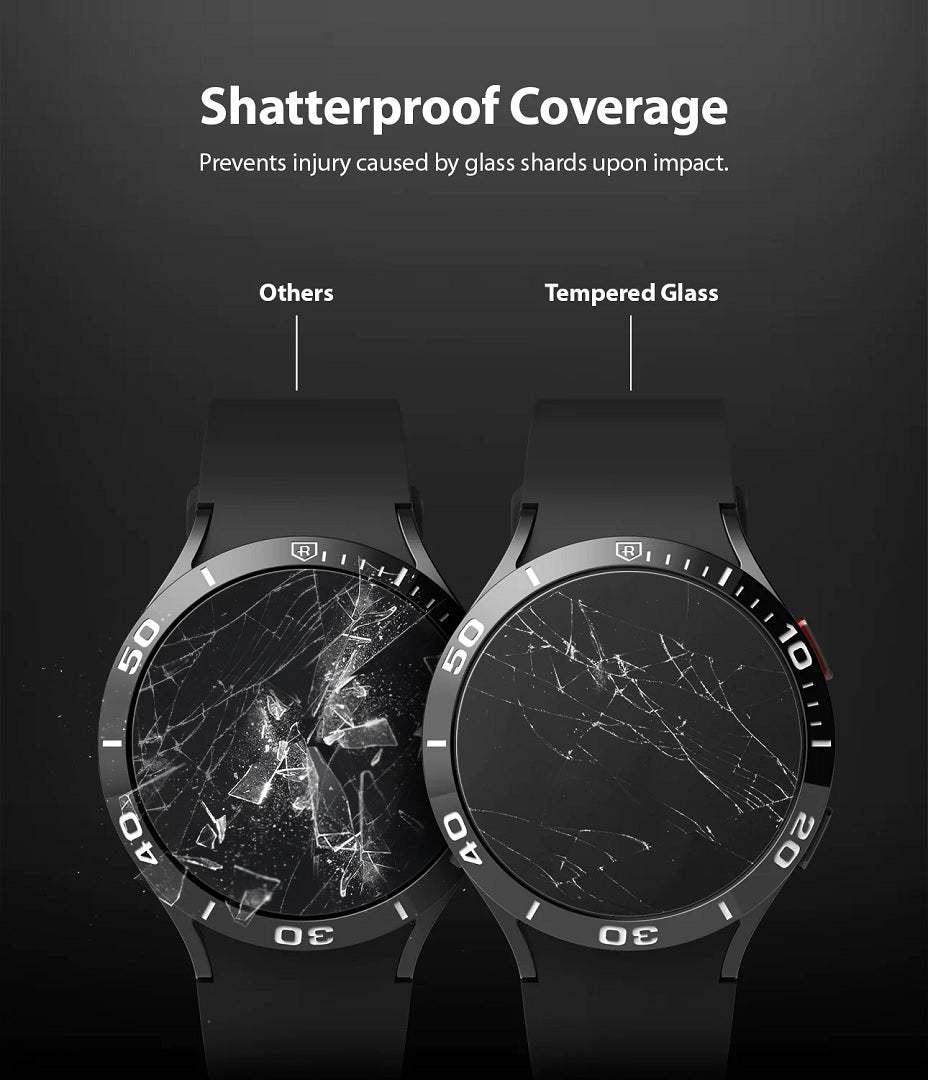 Shatterproof coverage for galaxy smart watch